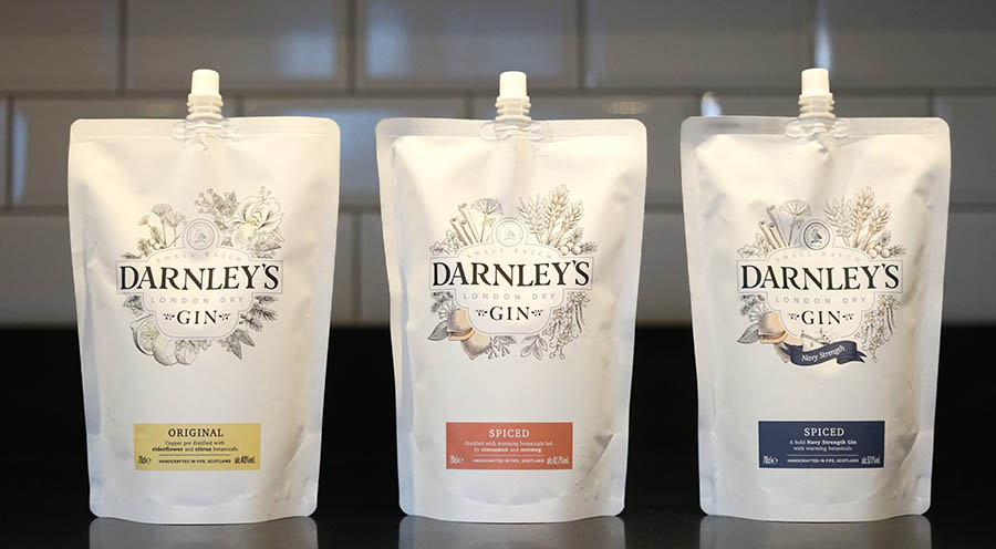 Darnley’s Gin выпустила джин в перерабатываемых паучах