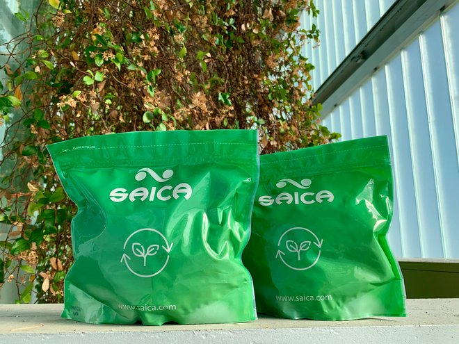 Saica Flex представляет серию пакетов, готовых к вторичной переработке, в которых содержится более 50% переработанных материалов