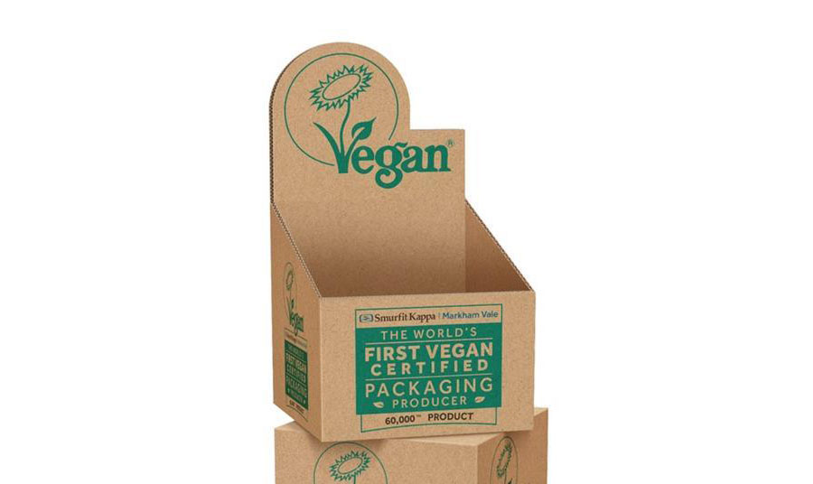 Smurfit Kappa отримує сертифікат Vegan Society для гофрованої упаковки