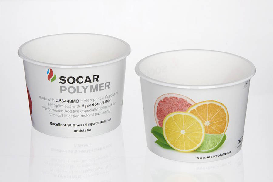 Компания SOCAR Polymer запускает производство двух новых марок блок-сополимера полипропилена, идеальных для производства жесткой упаковки методом тонкостенного литья под давлением